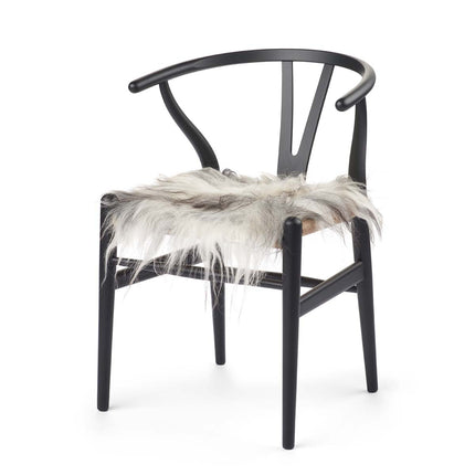 Sædehynde | Islandsk Lammeskind | Langhåret | 40x40 cm