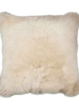 Lammeskindspude | Langhåret | New Zealand |  50x50 cm Beige