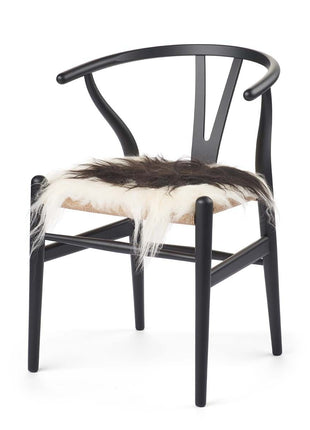 Sædehynde | Islandsk Lammeskind | Langhåret | 40x40 cm