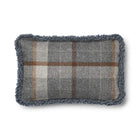 Checked Collection | Uldpude | Korthåret | Dobbeltsidet | 52x52 cm | 34x52 cm Glencheck-Grå/Lysegrå