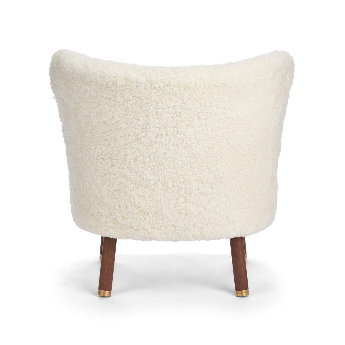 Emil Lounge Chair | Korthåret Hvid