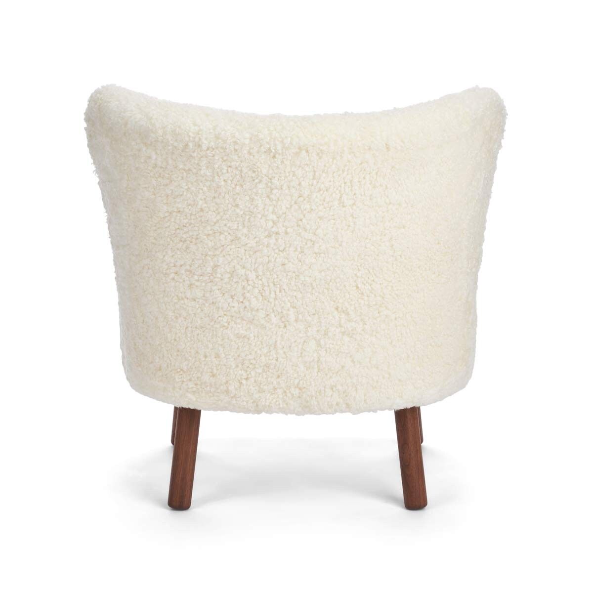 Emil Lounge Chair | Korthåret Hvid