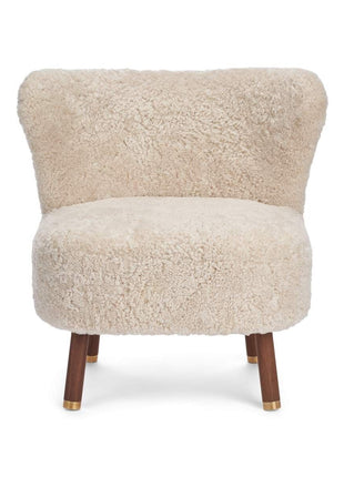 Emil lænestol | Korthåret Beige