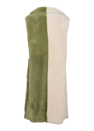 Raelynn Vest Lysegrøn / Beige