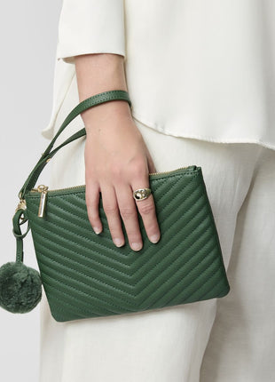 Helene Clutch Antik Grøn