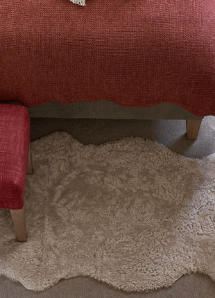 Dobbelt Lammeskind | New Zealand | Korthåret | 170x60 cm Lysebrun