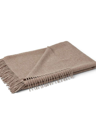 Amanda Tæppe | Plaid af Alpaca Gråbrun