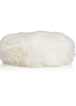 Betræk til barstol/skammel | Langhåret | New Zealand | D35 cm Hvid