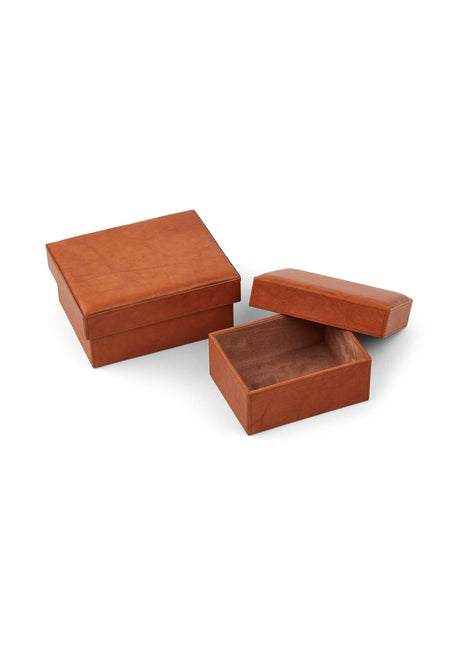 Firkantet æsker | 2 stk. | Kalvelæder