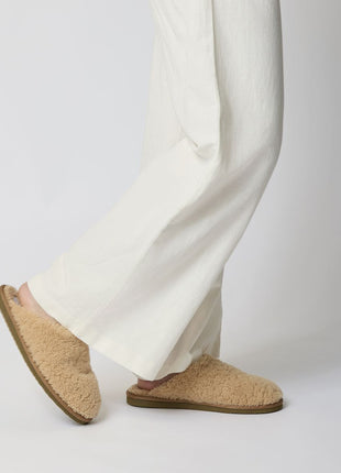 Unisex Curly Slippers Sort