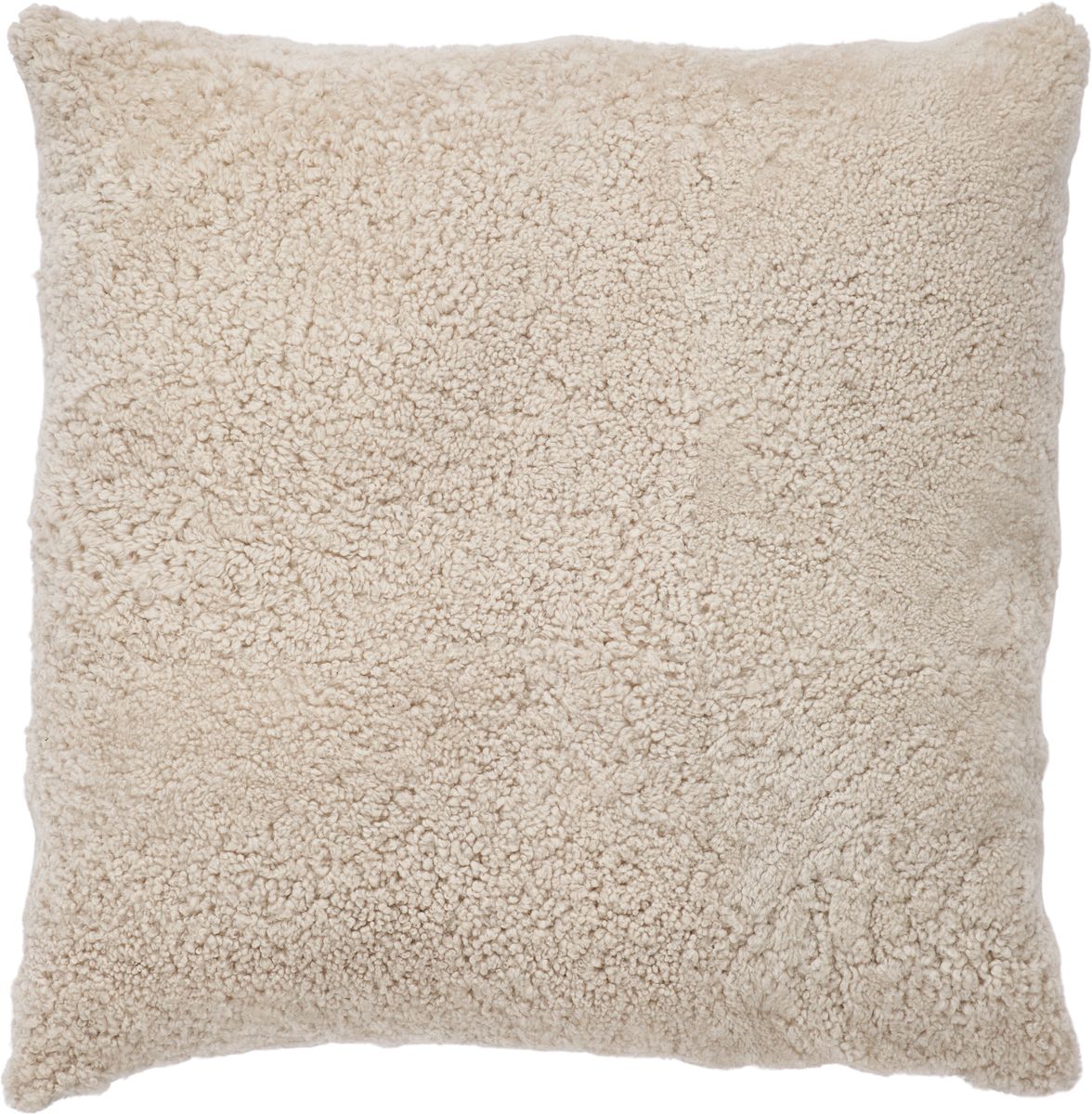 Maxi Float Pude | Korthåret | New Zealand | Dobbeltsidet | 90x90 cm Pearl
