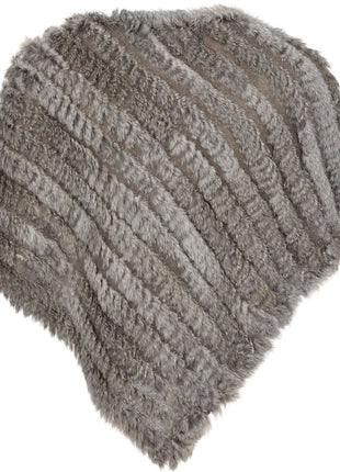 Molly poncho Naturgrå