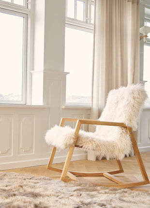 Gyngestol | Tibet | Krølhåret Egetræ Med Naturlig Olie 