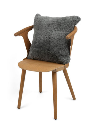 Lammeskindspude | Korthåret | New Zealand | 50x50 cm Scandinavia Lysegrå