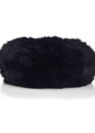 Betræk til barstol/skammel | Langhåret | New Zealand | D35 cm Sort