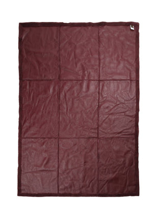 Addison Lammeskindstæppe | Double Face | Korthåret Vinrød 