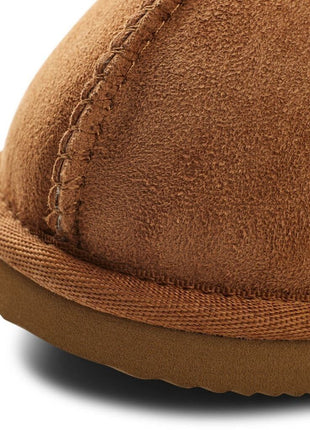 Hjemmesko | Lammeskind | Uden hælkappe Kastanje 