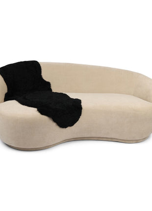 Lammeskind | Korthåret | New Zealand | 160x60 cm Sort