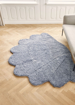 Shell Design Gulvtæppe | Lammeskind | Korthåret | 210x150 cm Lysegrå