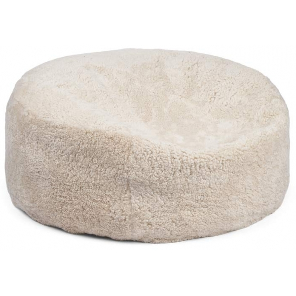 Sækkestol | Korthåret | New Zealand | D75xH28 cm  Pearl