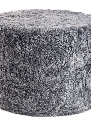 Puf | Korthåret | New Zealand | 41x31 cm Lysegrå