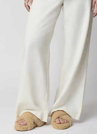 Curly Cross Slippers Honning