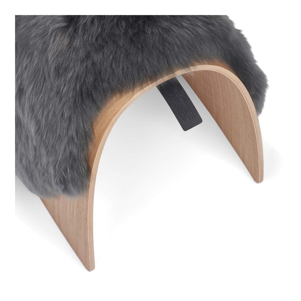 Sheep Stool cover | Langhåret | New Zealand Stålgrå