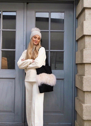 Tote Bag | Tibet Lammeskind  Lyserød