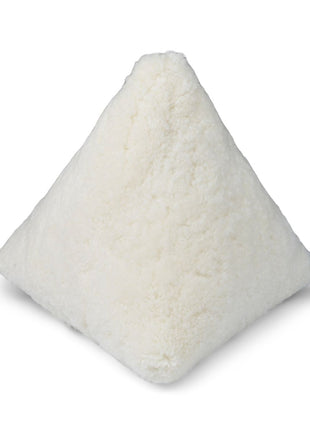 Lammeskindspude | Hematite | Korthåret | 35x35x35 cm