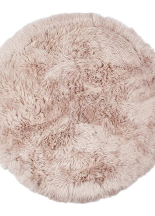 Gulvtæppe | Lammeskind | Langhåret | D140 cm Dove