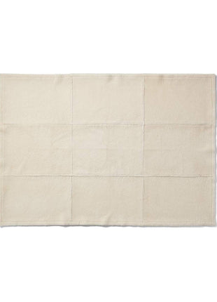 Addison Lammeskindstæppe | Double Face | Korthåret Sort / Hvid