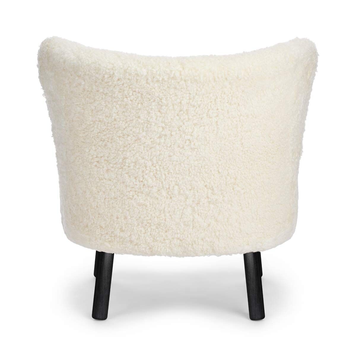 Emil Lounge Chair | Korthåret Hvid