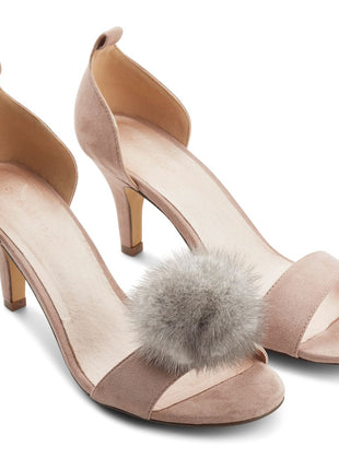 Sko Pom Pom Clip Lys Safir