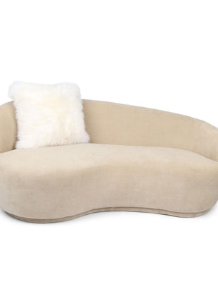 Lammeskindspude | Langhåret | Uden fyld | 50,5x50,5 cm