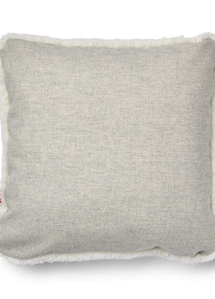 Classic Collection | Uldpude | Korthåret | 52x52 cm | 34x52 cm Sølv / Hvid