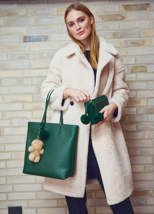 Camilla Clutch | 3 i 1 | Læder Antik Grøn