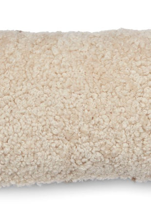 Lammeskindspude | PATTERN | Korthåret | Dobbeltsidet | 30x60 cm Lysebrun / Beige 