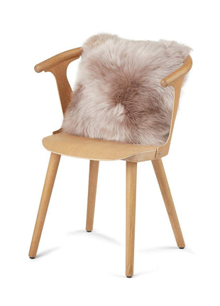 Lammeskindspude | Langhåret | 40x40 cm Dove