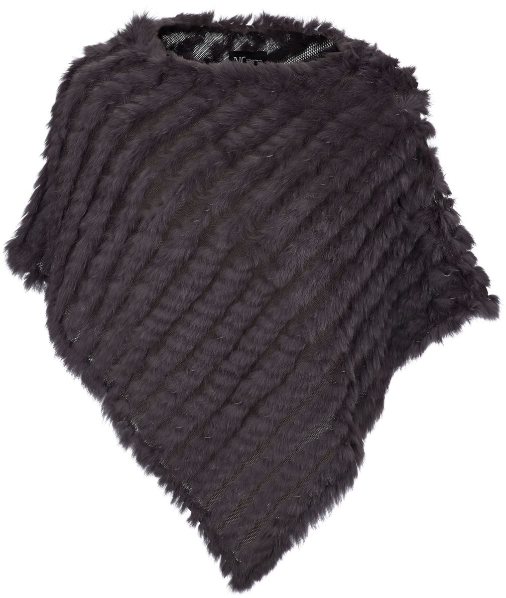 Molly poncho Mørkegrå