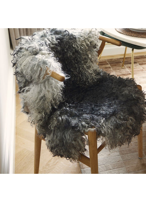 Lammeskind | Gotland | Øko | 90-100x60 cm Naturgrå