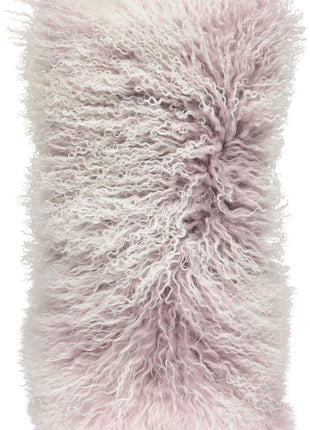 Lammeskindspude | Snow | Langhåret | 28x56 cm