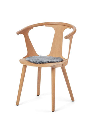 Sædehynde | Lammeskind | Korthåret | D34 cm Grå