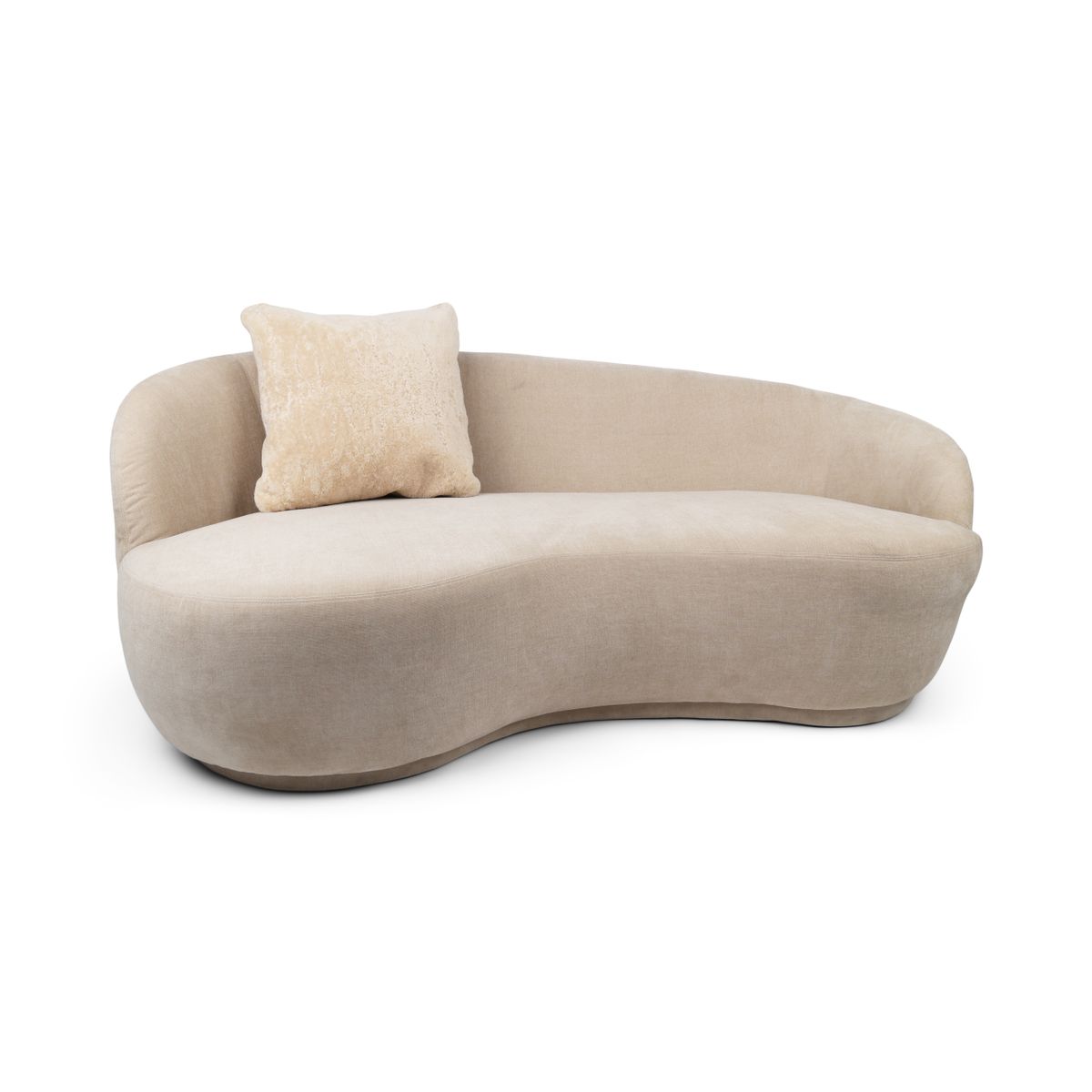Premium Lammeskindspude | Korthåret | New Zealand | Dobbeltsidet Beige