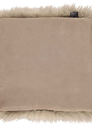 Sædehynde | Lammeskind | Langhåret | 37x37 cm Lysebrun