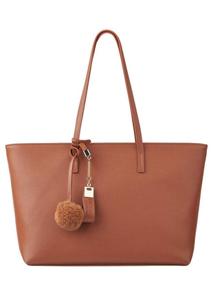 Audrey Taske | Læder Brunt læder