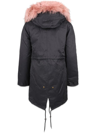 Petra jakke Sort/Kirsebærrød