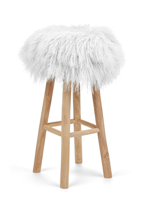 Betræk til barstol/skammel | Krøllet | Tibet | D35 cm