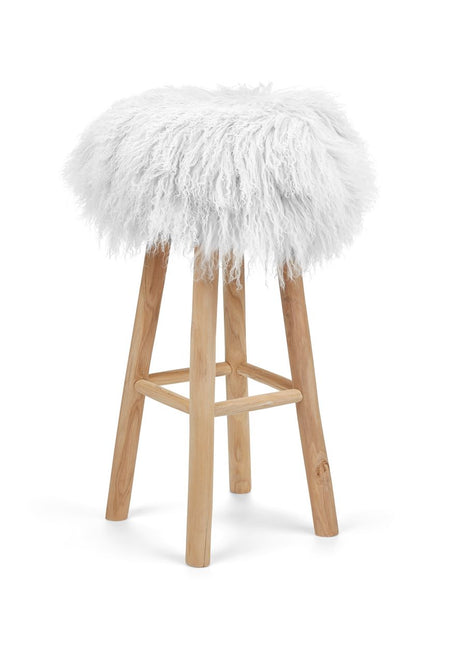 Betræk til barstol/skammel | Krøllet | Tibet | D35 cm