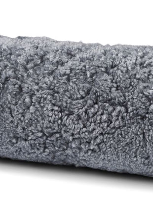 Lammeskindspude | Bolster | Korthåret | D20xL52 cm Lysegrå