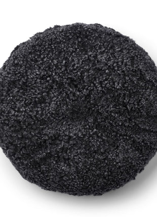 Rund pude | Dobbeltsidet | D40 cm Koksgrå